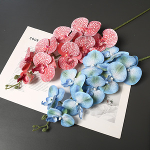 Nine Heads <strong>Film</strong> Moth Orchid Artificial Flowers for Wedding Floral Arrangement Home Hotel Festival Photography Decoration - Product Image 4