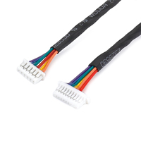 Câble asymétrique 6 conducteurs 7 broches 10 broches PVC Violet Bleu Vert Jaune Rouge Orange RU WOLIDA pour encodeur, signal, serveur, interne