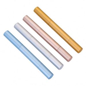 Tube cosmétique en aluminium de luxe 2 ml 3 ml, tube d'emballage pour rouge à lèvres, tubes de gloss à lèvres avec applicateur à pinceau - Product Image 6