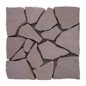 Natural Crazy <strong>Paving</strong> <strong>Stone</strong> With Mesh Backing for Garden - Product Image 1
