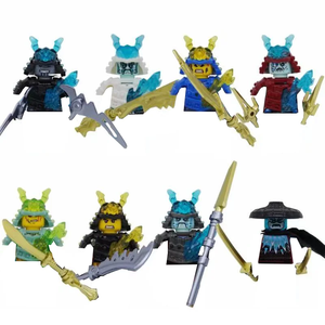 ชุดตัวต่อ Ninja Building Blocks Nya Lord Garmadon Mr. Skull Wizard Moro <span class=keywords><strong>Chokun</strong></span>-40-Piece ของเล่นประกอบพลาสติก ABS สำหรับเด็กอายุ 14 ปีขึ้นไป - Product Image 5