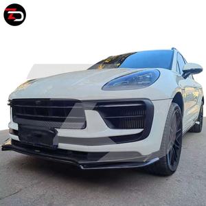 Le plus récent Kit de carrosserie en carbone de becquet de coffre de diffuseur de jupe latérale de lèvre avant de Style ZD pour Porsche <span class=keywords><strong>Macan</strong></span> 95B 3 LCI <span class=keywords><strong>2022</strong></span> Up - Product Image 1