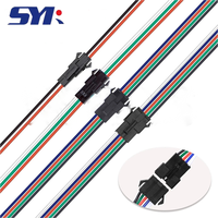 JST SMR2.54 Connecteur Harnais SMP Fil Câble Assemblage Mâle Femelle Extension RGB Bande Lumière Répétition Fil LED Butt RGB Butt