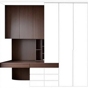 Puerta Corredera Automática Moderna de Estilo Italiano, Ensamblada a Medida, para Vestidores, Hoteles y Dormitorios - Product Image 1