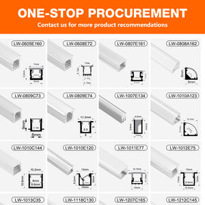 โปรไฟล์แสงตกแต่งคุณภาพสูง LED อลูมิเนียมช่อง 17 * 8 มม. โปรไฟล์ LED อลูมิเนียมแบบฝังฝ้าเพดาน - Product Image 3