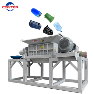 Industrial Grade Dual Shaft Shredder for Processing Vulcanized <strong>Rubber</strong> and Hard Wastes - Product Image 1