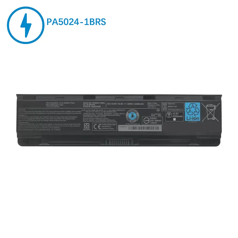 PA5024-1BRS PA5109U-1BRS batteria portatile OEM per Toshiba Satellite Pro L850 L855 L875 C850 batteria ricaricabile per notebook