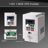 Moteur de broche CNC haute vitesse refroidi par air Zhong Hua Jiang ER16 1,5 kW 80 mm 110 V/220 V/380 V avec kit VFD pour perçage et gravure