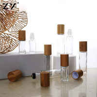 ZY Flacon à bille en verre spécial, petit, 5 ml, 7 ml, 10 ml, 15 ml, transparent, pour huiles essentielles