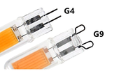 Nouvelle lampe à LED Dimmable 110V 220V 3W 5W 7W 9W COB LED G4 G9 ampoule pour lustre en cristal lumières