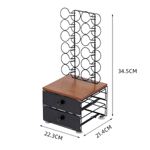 <span class=keywords><strong>Cajón</strong></span> Organizador Deslizante <span class=keywords><strong>para</strong></span> <span class=keywords><strong>Cápsulas</strong></span> <span class=keywords><strong>de</strong></span> Café, Capacidad <span class=keywords><strong>para</strong></span> 56 <span class=keywords><strong>Cápsulas</strong></span> K-Cup, Color Negro, <span class=keywords><strong>para</strong></span> la Estación <span class=keywords><strong>de</strong></span> Café <span class=keywords><strong>de</strong></span> la Cocina - Product Image 4