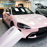 Film de protection de voiture en TPU rose métallisé liquide, application humide et sèche, auto-réparant, garantie 10 ans, 7,5 mil, film TPU changeant de couleur