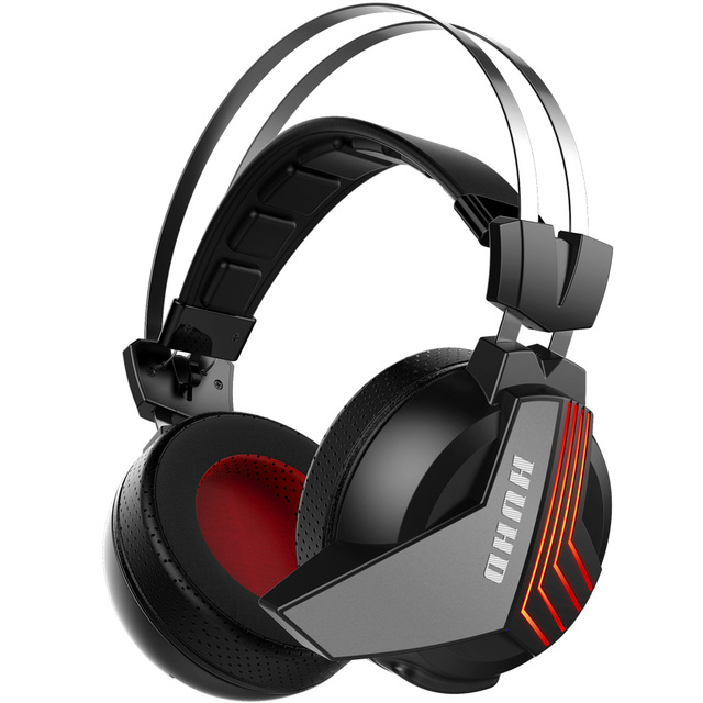 2022 Customize HW-S2 2.4G Wireless Gaming Headset Headphones 7.1 Surround Sound with LED