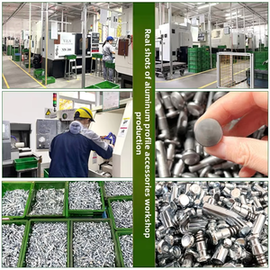 Bestseller Aluminiumprofil-Verbinder Ankerförmige Federstifte 4040 Einsetzbare Rechtwinklige Befestigung Verzinkter Schulterkopf - Product Image 5