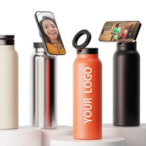 NOUVEAU 24oz couvercle magnétique bouteille d'eau support de téléphone support de téléphone réglable ringolike bouteille d'eau brevet en instance pour <span class=keywords><strong>iPhone</strong></span> 15 14 13 - Product Image 1