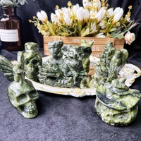 Nouveauté, prix compétitif, sculpture en jade Xiuyan poli, cristal naturel, pour la décoration de la maison