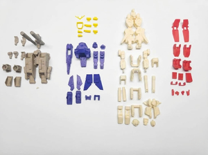 Figura <span class=keywords><strong>Gundam</strong></span> de Colección, Juguete de Plástico, Material para Decoración de Pasteles, Impresión <span class=keywords><strong>3D</strong></span>, Estatuilla, Anime, Figura de Acción, Transformable - Product Image 4