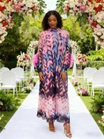 Robes décontractées plissées imprimées de haute qualité pour femmes, grandes tailles, style Miyake, motifs africains en mousseline, dernières tendances pour filles