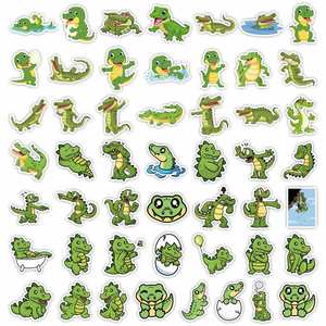 50 Pegatinas de PVC Impermeables con Graffiti de Animales Lindos para Decoración de Equipaje, Planificador Infantil y Venta al por Mayor - Product Image 6