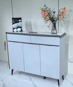 Meuble de rangement tout-en-un moderne en verre trempé pour salon, armoire à chaussures, buffet de salle à manger, couleur et taille personnalisables <span class=keywords><strong>Lechen</strong></span> - Product Image 4