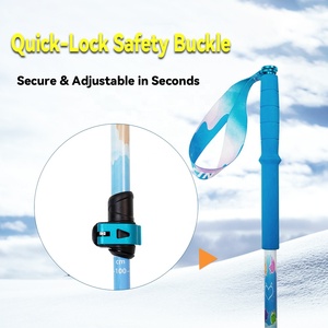Bastón de Senderismo Plegable de Fibra de Carbono Ultraligero, Moderno y Ajustable, con Mango de EVA para Aventuras al Aire Libre - Product Image 3