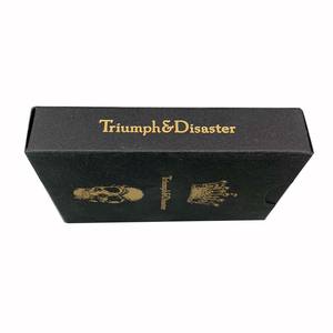 Individuell bedruckte Kartenspiele mit Logo, Pokerkarten mit Goldfolienprägung, Spielkarten aus Schwarzkern-Papier mit Leinen-Effekt - Product Image 6