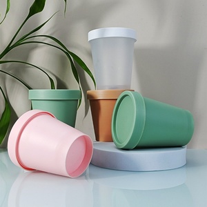 Custom 200ml 250ml Airtight White Pink <b>Plastic</b> Beauty PP <b>Jar</b> with Lid Ice Cream Bottle Shape Cosmetic Packaging Capacity 50ml - Product Image 5