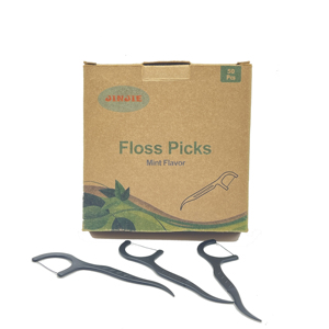 Umweltfreundlicher 100% Kompostierbarer PLA Zahnseide-Stick Veganer Zahnseide-Picker - Product Image 4