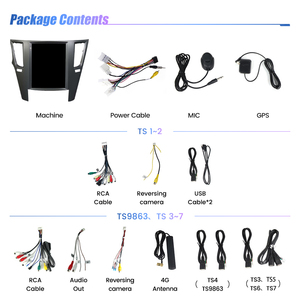 Mekede กล้อง360ติดรถยนต์ระบบแอนดรอยด์ GPS นำทางอัตโนมัติสำหรับ Subaru Outback 2009-2014พัดลมระบายความร้อน - Product Image 4