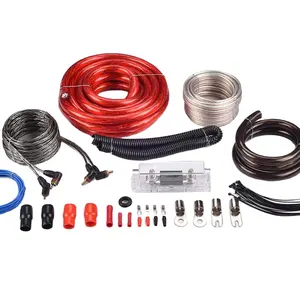 JLD kabel Amplifier mobil OEM/ODM, Kit kabel AMP otomatis kualitas tinggi panjang sesuai pesanan, kabel Wka-005 instalasi sempurna