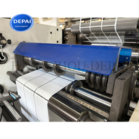 Machine de découpe rotative entièrement automatique 220 m/min, machine de refendage pour étiquettes autocollantes
