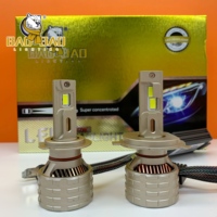 BB2252 Phare LED Auto K10 H7 H11 HB3 HB4 Blanc Rose Gold Boîtier Fixation Rapide Durable Performance Stable Vente Directe Usine
