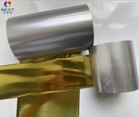 Ruban Doré Brillant en Rouleau 110mm*300m pour Imprimante d'Étiquettes à Transfert Thermique en Résine