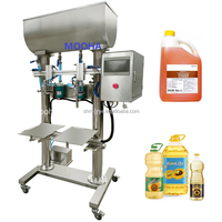 Machine de remplissage de liquides 20 kg avec pompe à diaphragme à 2 têtes, remplisseuse pondérale de liquides, machine de remplissage de liquides en fût 25 kg pour lait et jus