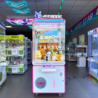 Jouet en peluche à un joueur, machine à griffes à pièces, jeux à pièces, système de langue personnalisé, logo pour enfants et adultes