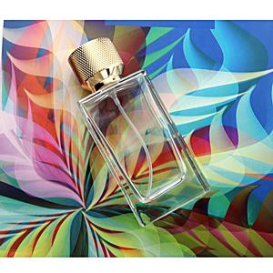 Botella de spray de perfume <span class=keywords><strong>Zara</strong></span> de gama alta Botella de perfume rectangular de 50ml con tapa de aleación de zinc de color dorado - Product Image 6