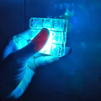Jouets anti-stress pour clavier, porte-clés LED en cristal, gadget de décompression pour les doigts, jouet clicker anti-stress