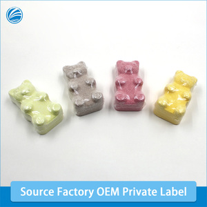 OEM Private Label <b>Cute</b> <b>Bear</b> Bath Bombs Custom Shape Gift Box Soda Salt Natural Organic Relaxing Fresh Fragrant Bubble Bath Kids - Product Image 2