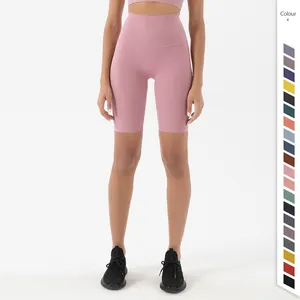 WK926 Essentials kadın stüdyosu heykel orta uzunlukta hafif yoga kısa yüksek waisted buttery yumuşak egzersiz Spandex şort