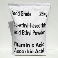 Qualité alimentaire 25kg Acide 3-o-éthyl-l-ascorbique Poudre d'éthyle Vitamine acide c Acide ascorbique Prix