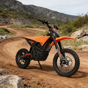 Moto électrique pour enfants 72V 4500W, vitesse maximale 100-125 km/h, avec frein à disque, batterie au lithium, mini moto orange pour garçons - Product Image 5