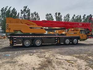 Grue mobile tout-terrain Sany STC800 d'occasion de haute qualité et en bon état, 80 tonnes, avec moteur, boîte de vitesses et moteur électrique pour travaux de construction - Product Image 4