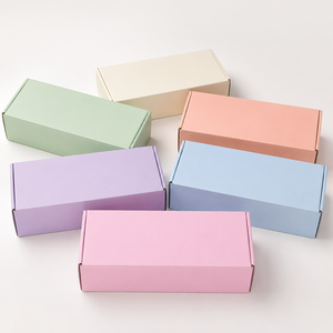 Factory Direct Recycled Materials Corrugated Board Self Erecting Square Paper <b>Boxes</b> with Glossy/Matt Lamination Hot Selling - Product Image 5