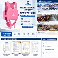 Gilet de flottabilité en néoprène pour enfants et jeunes, 120-150N, réglable, pour rafting en eaux vives, kayak, canyoning, sports nautiques