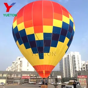 Đầy Màu sắc khổng lồ Inflatable Hot Air Balloon trò chơi hội chợ đi xe cho quảng cáo