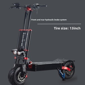 Potente Scooter Eléctrico de Doble Motor de 5600W para Adultos, 60V, Alta Velocidad 85km/h, Plegable, Batería de Litio de 30AH, Aluminio - Product Image 3