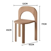 Chaises empilables en bois VL Nordic pour salle à manger, salon, chambre, atelier, appartement - Meubles modernes pour restaurant, café, hôtel