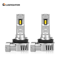 Luxfighter Mini Q36 60W 6000LM H1/H7/H11 HB3 HB4 Canbus Lampu Depan LED Mobil Kustom Truk 6500K Pemasangan Universal DC12-32V