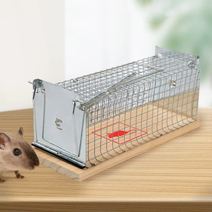 Trampas para animales de madera ecológicas para exteriores, trampas para ratones humanas cuadradas pequeñas, conejos, pájaros, mosquitos, caja empaquetada de uso agrícola de alto costo - Product Image 4