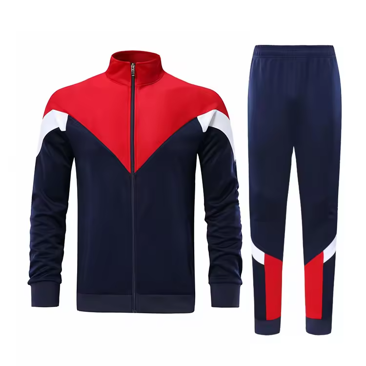 Dark Blue and red